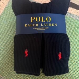 Ralph Lauren Polo Men's Navy Blue Athletic Socks - 6 Pack.
NWT
One size